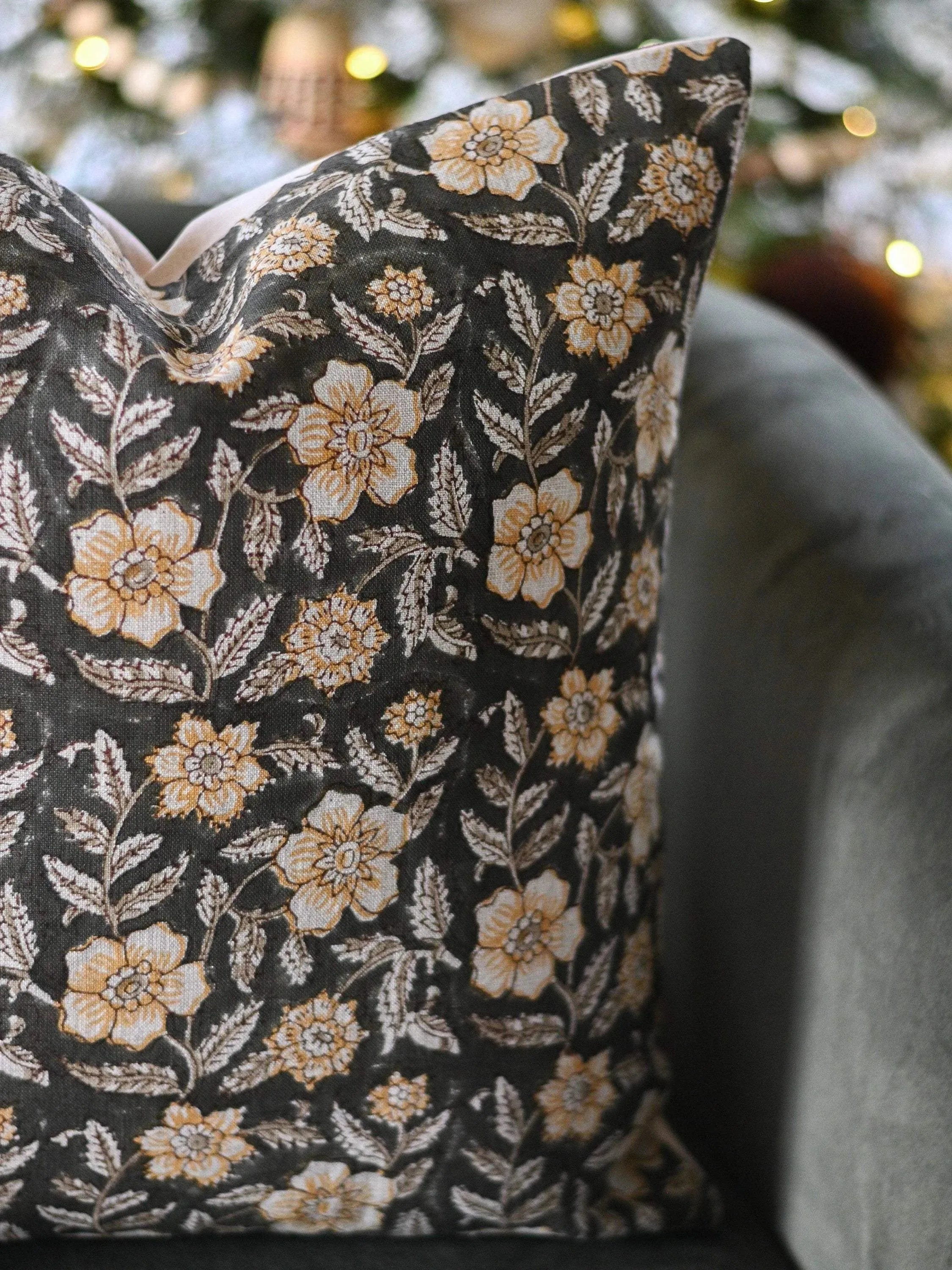 Morris Botanical Print Dark Forest Pillow Cover Pillow Covers