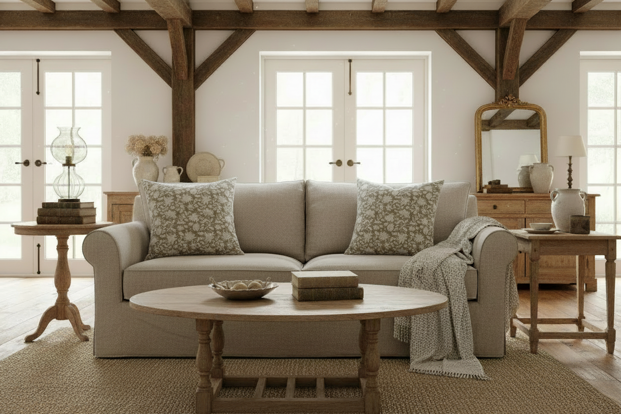 Molly Botanical Print Deep Caramel Pillow Cover Pillow Covers