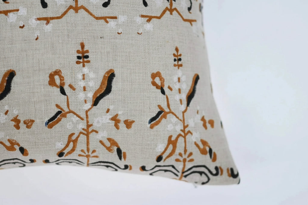 Anastasia Abstract Natural Linen Pillow Cover Pillow Covers