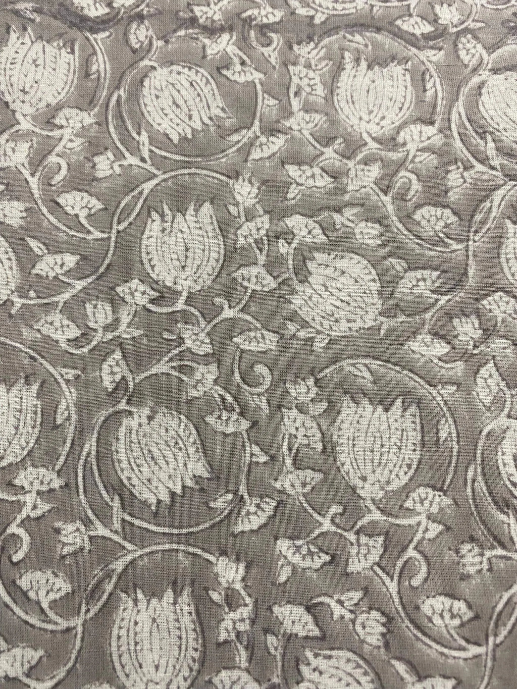 Vivienne Block Print Upholstery Cotton Fabric Cotton Fabric