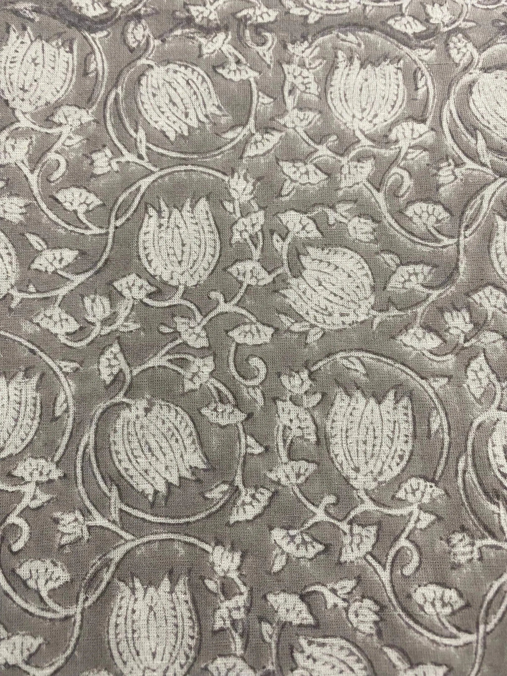 Vivienne Block Print Upholstery Cotton Fabric Cotton Fabric