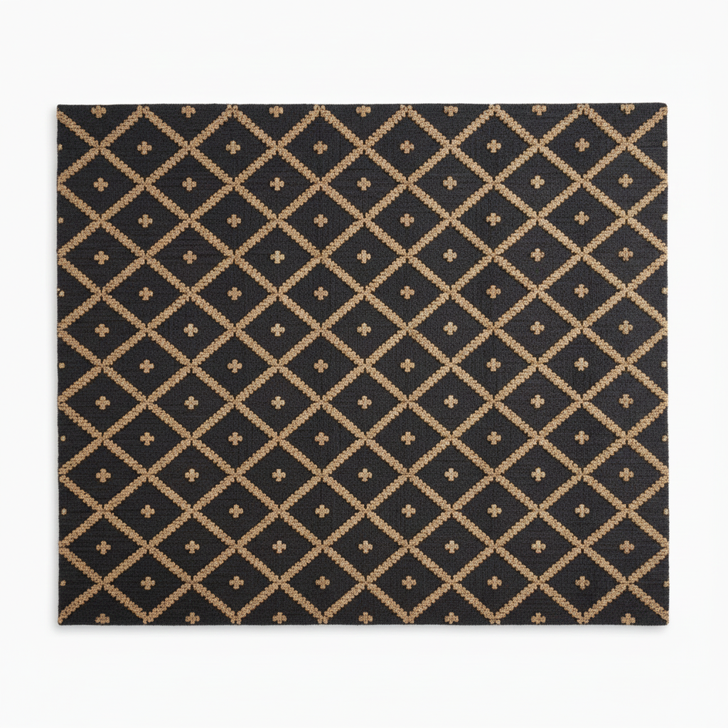 Kensington Flatwoven Jute and Wool Rug 8' x 8' Flatweave