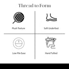 Playful Geometric Hand Tufted Rug Hand Tufted