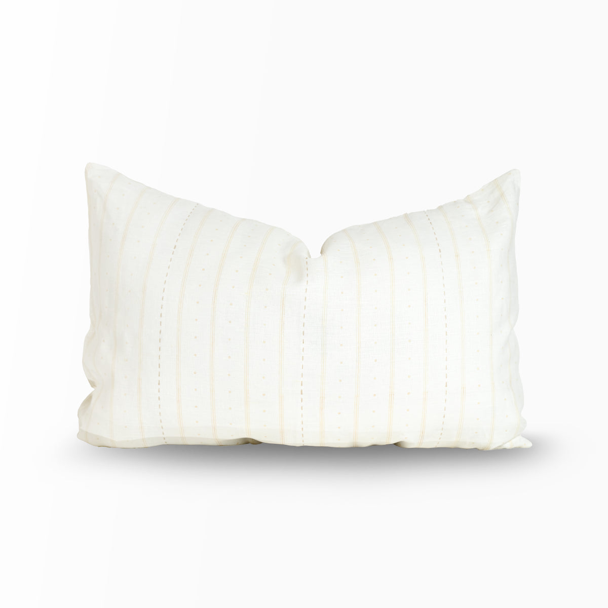 Striped Geometry Lumbar Cushion Cover