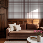 Ashford Plaid (Maroon) Wallpaper