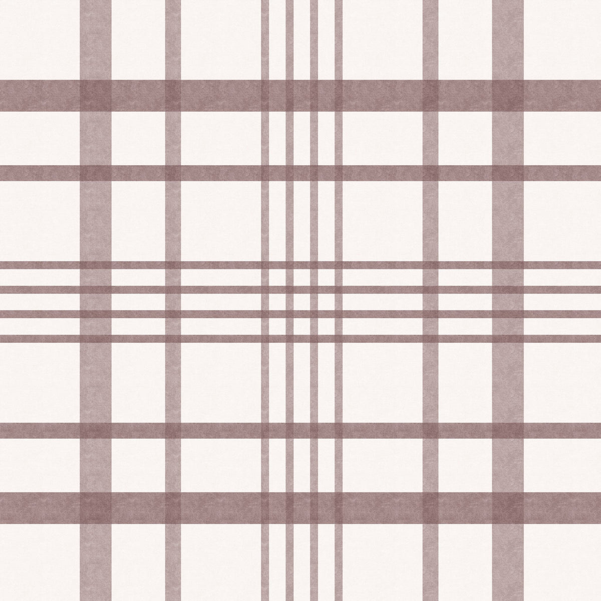 Ashford Plaid (Maroon) Wallpaper