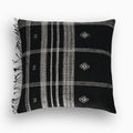 Ollie Stripe Black Pillow Cover 22" x 22" Double Sided Pillow Covers