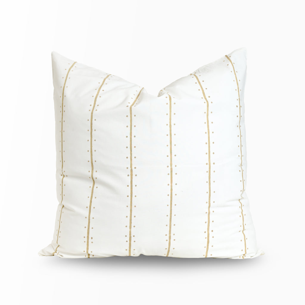 Dots and Linear Bedsheet Set Bedsheet