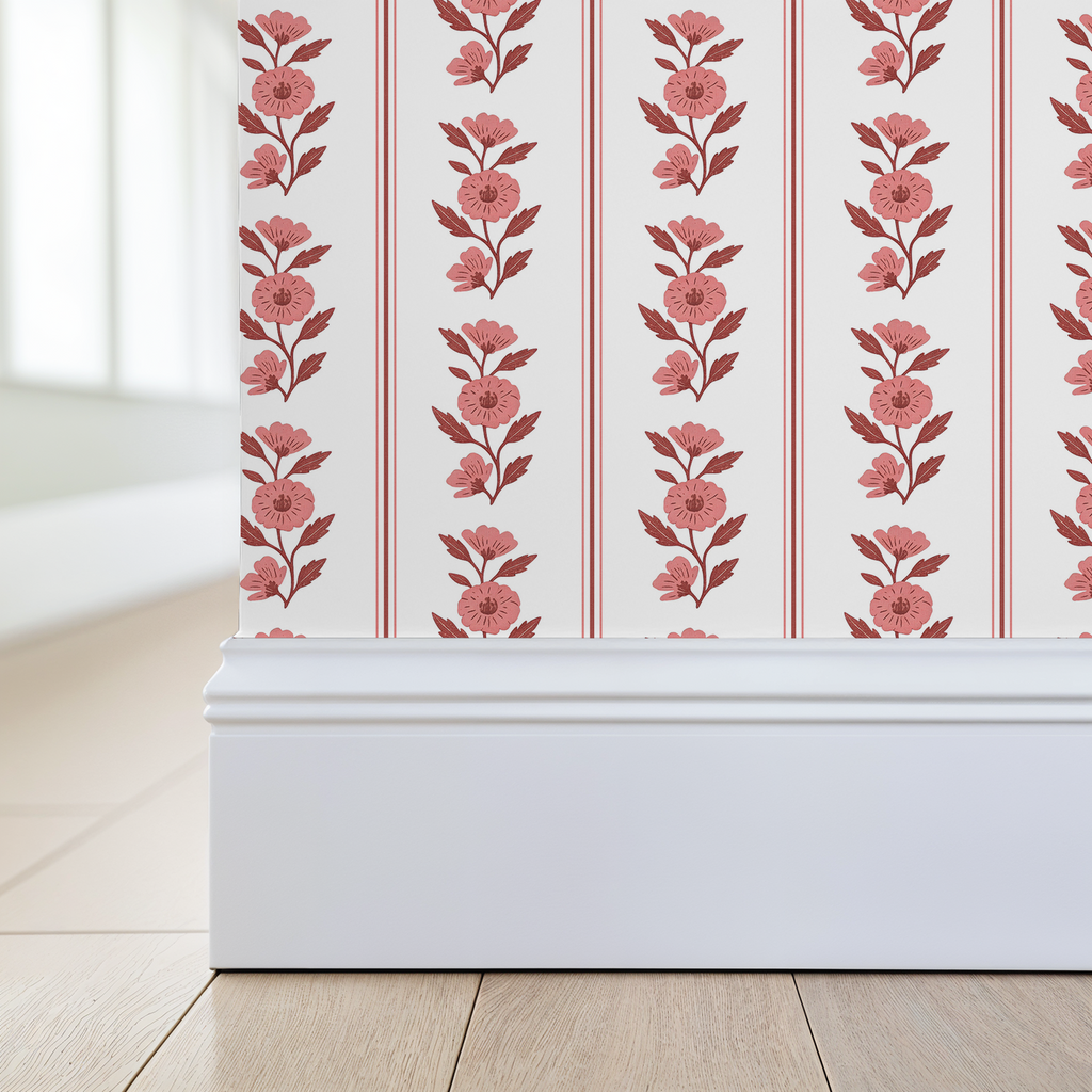 Sweet Josie Stripe (Large) Wallpaper