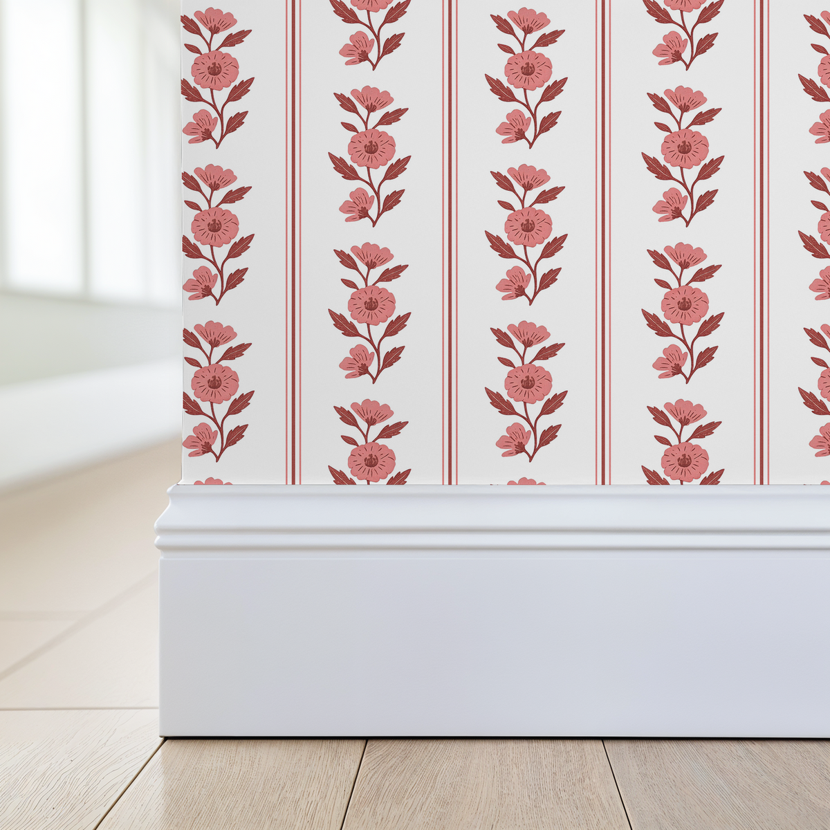 Sweet Josie Stripe (Large) Wallpaper