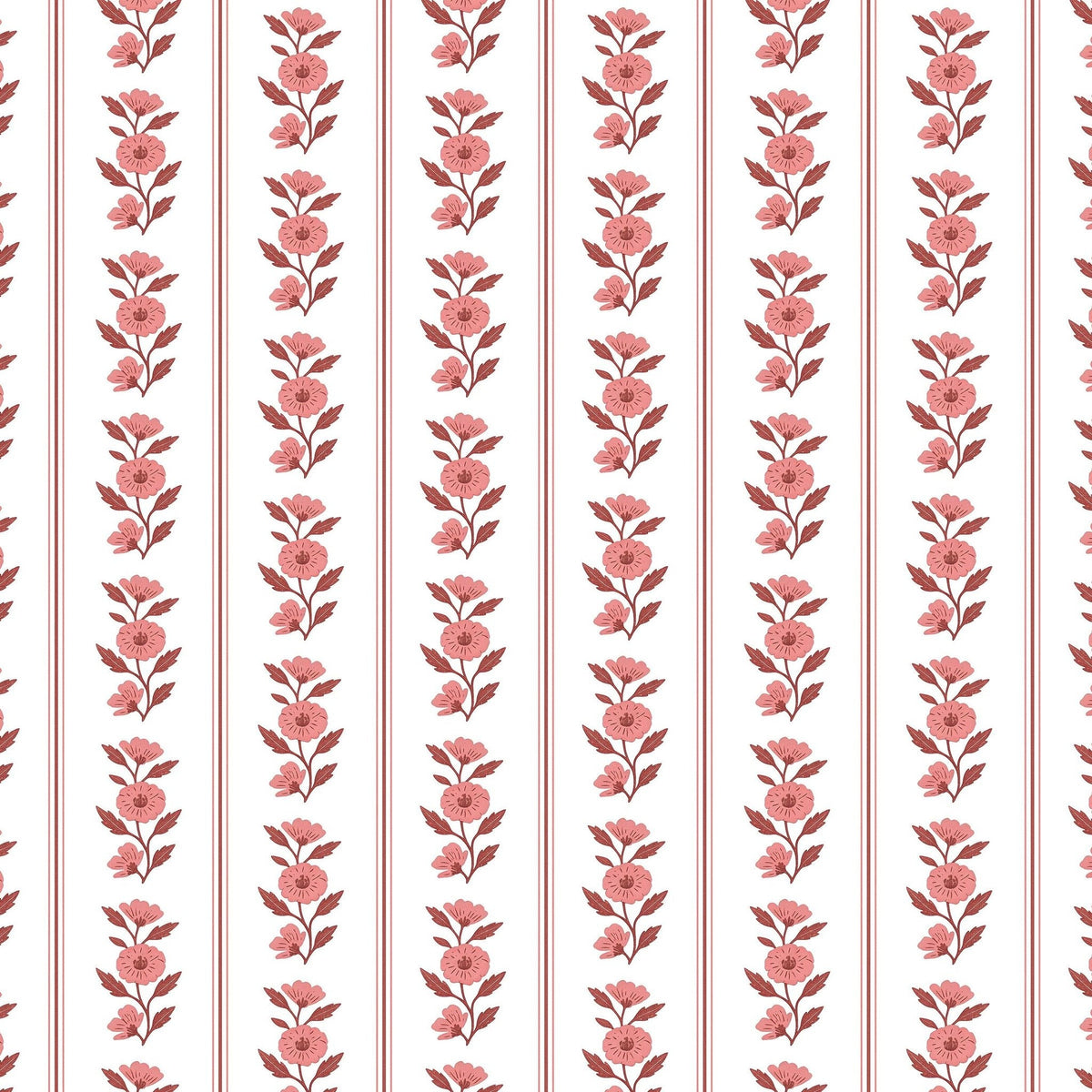 Sweet Josie Stripe (Large) Wallpaper