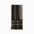 Handwoven Vintage Bhujodi Bed Throw Brown Handloom Throws